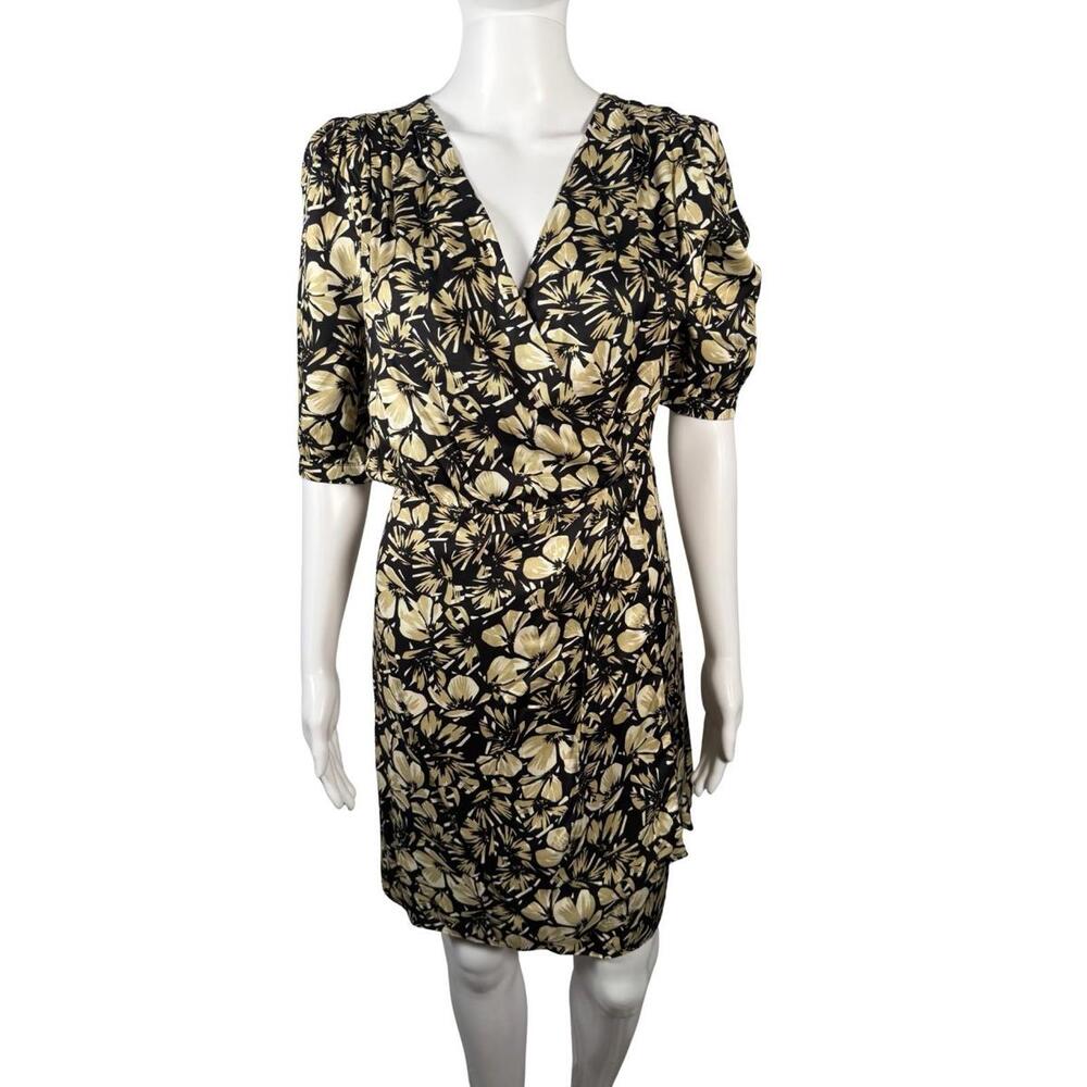 NWT The Kooples Twill Flowers Dress US Size Medium $365 MRSP - Picture 2 of 8